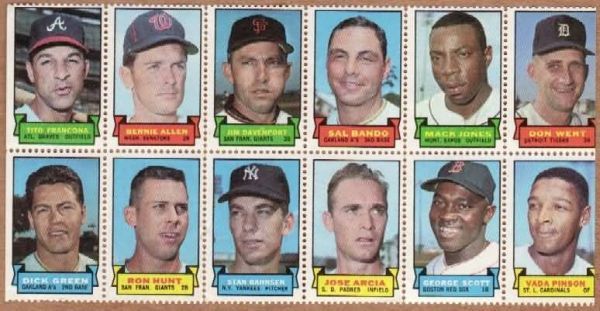 1969 Topps Stamps 2